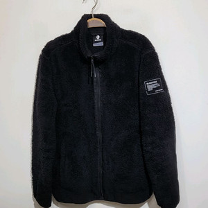(100) 블랙야크 플리스 점퍼 검정 뽀글이 후리스 자켓