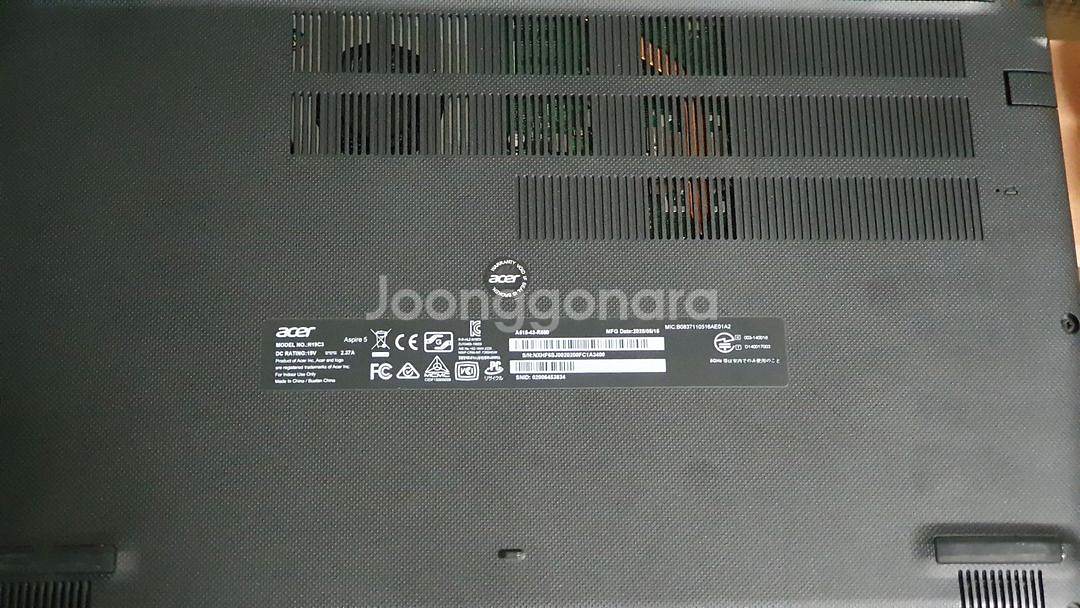 에이서노트북ACER n19c3 라이젠5 vega8--1