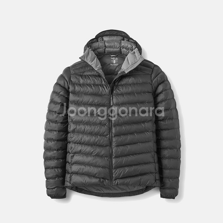 [L] Rab 랩 씨러스 알파인 자켓 블랙 QIP-25 라지 프리마로프트 퍼텍스 퀀텀 다운--0