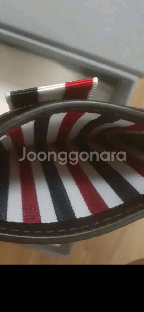 톰브라운 사선 카드지갑 매장정품--7