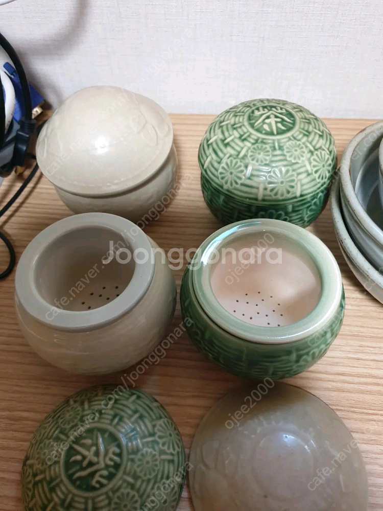 다기잔 도자기그릇--1