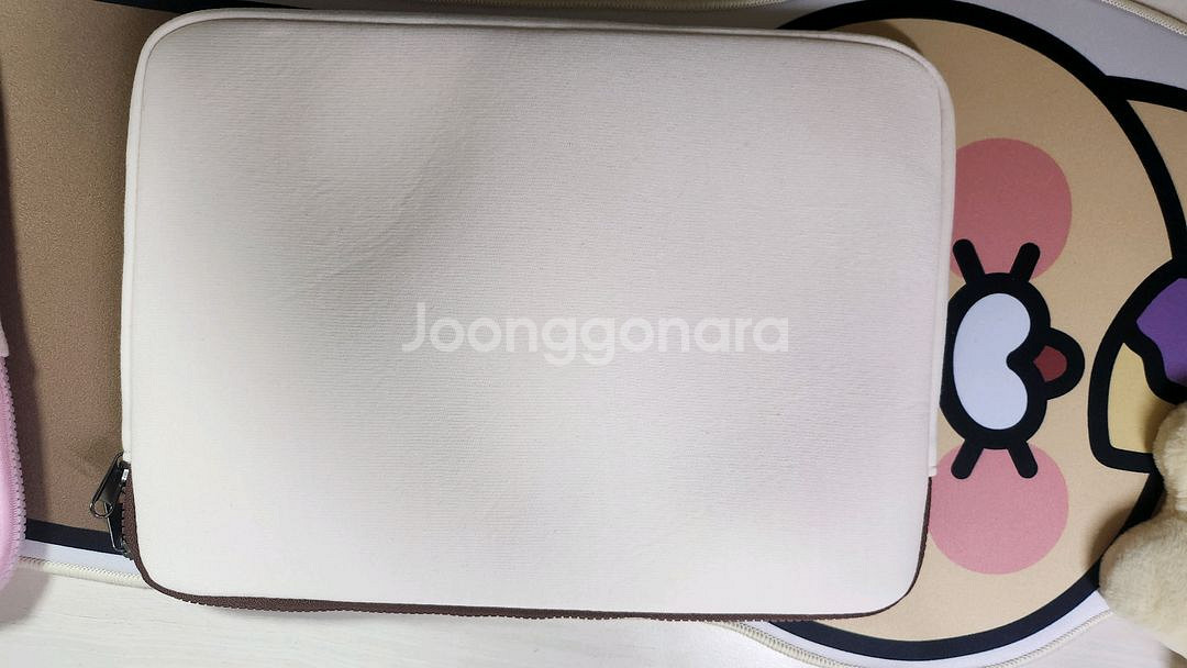 다이소보다 저렴)토스트 곰돌이 노트북 파우치, 핑크 곰돌이 태블릿 파우치 일괄--2