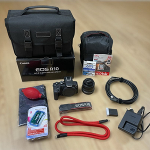 캐논 EOS R10 미러리스 카메라 + 렌즈 키트