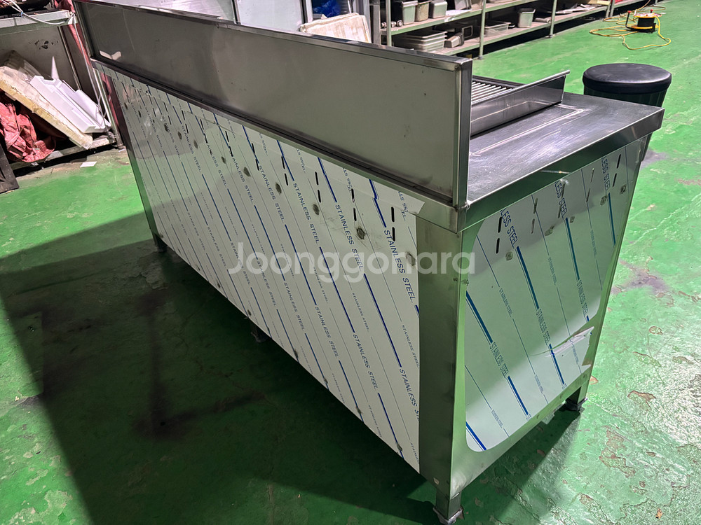 업소용철판그릴일체형스텐다이1800--8