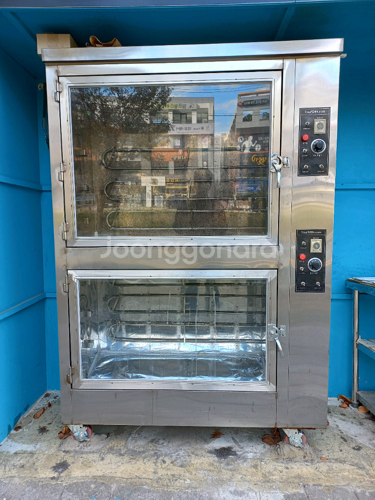 업소용 스테인리스 2단 오븐(통닭.쪽갈비)--0