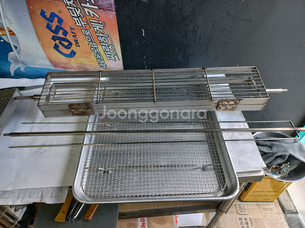 업소용 스테인리스 2단 오븐(통닭.쪽갈비)--1