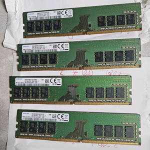 삼성 DDR4 8GB 메모리 4개 세트 택포