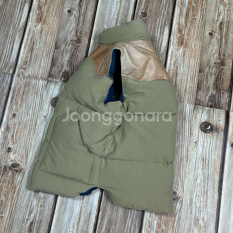 더블웍스 by 웨어하우스 요크 레더 다운 베스트 S--2