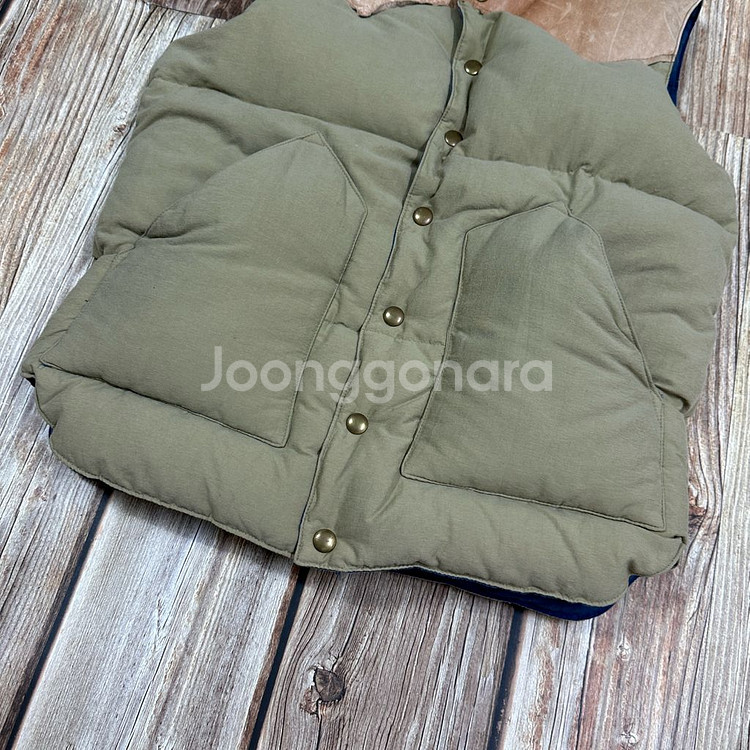 더블웍스 by 웨어하우스 요크 레더 다운 베스트 S--8