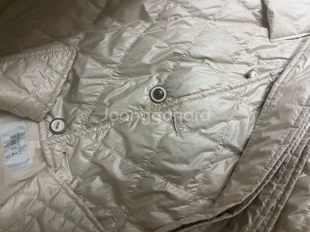 타임 퀼팅 패딩 점퍼--2