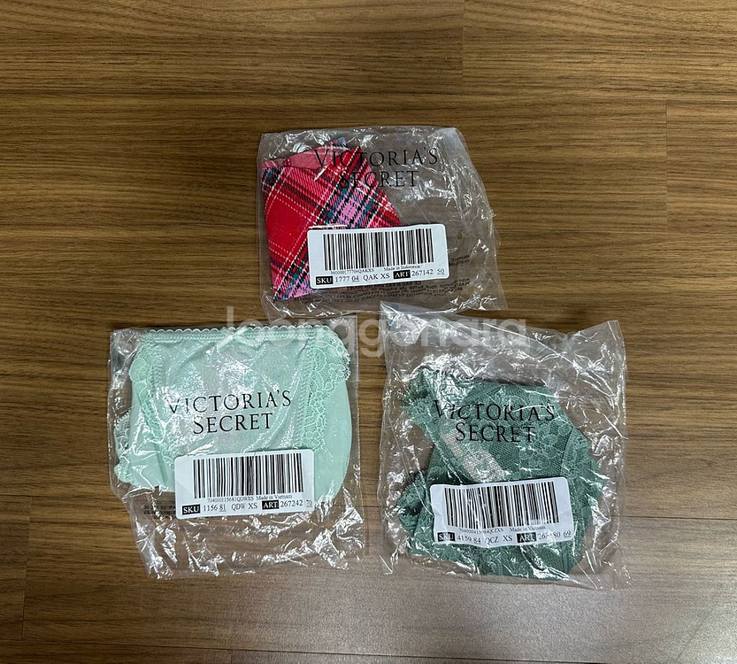 빅토리아 시크릿 여성 팬티 일괄(사이즈 XS)--2