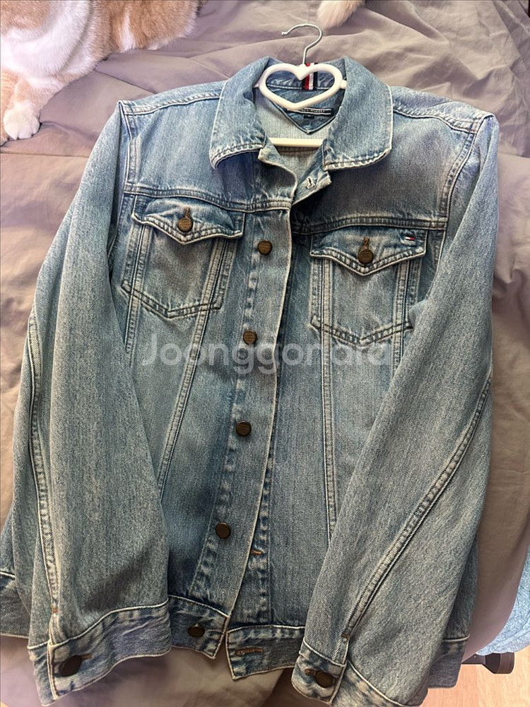 타미힐피거 청자켓 M사이즈--0