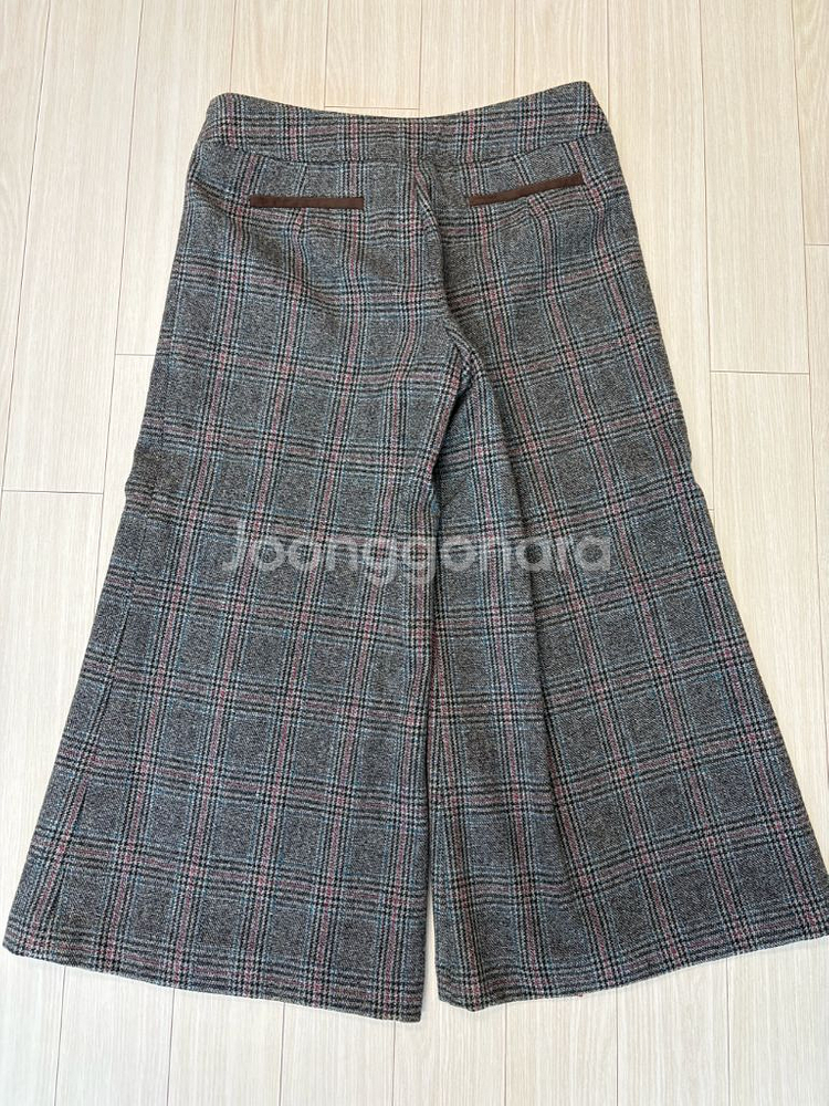 [새 옷] 조인어스 여성 체크 9부바지 66사이즈--3