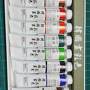 신한 전문가용 한국화채색 12색 20ml