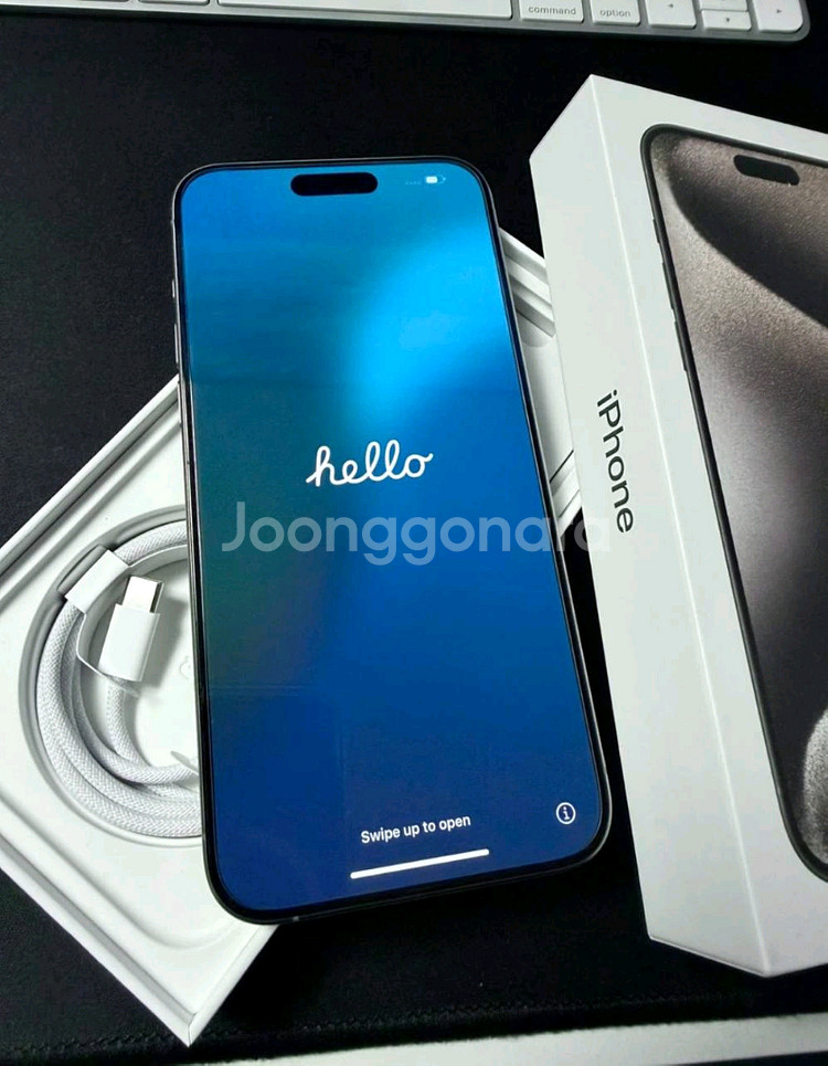 아이폰15프로맥스 pro max 512GB 자급제 S급 풀박스--0