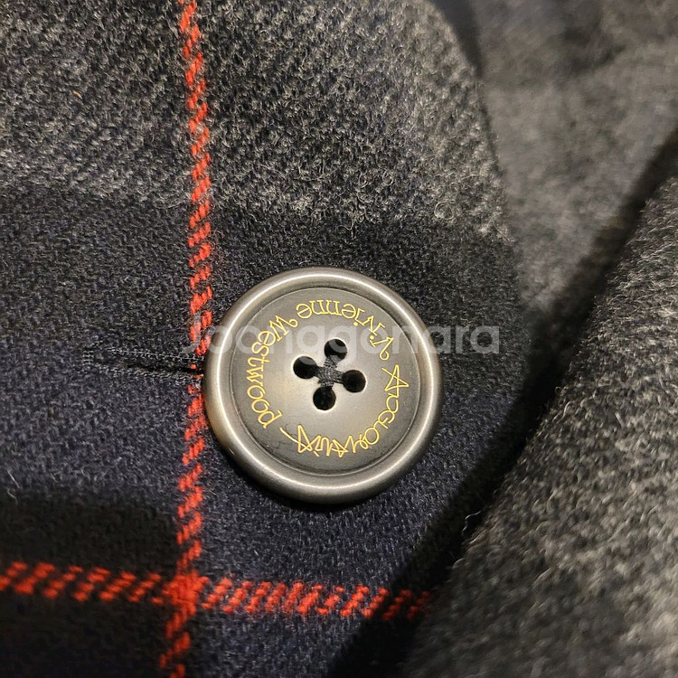 비비안웨스트우드 울 벨티드 코트 40--5