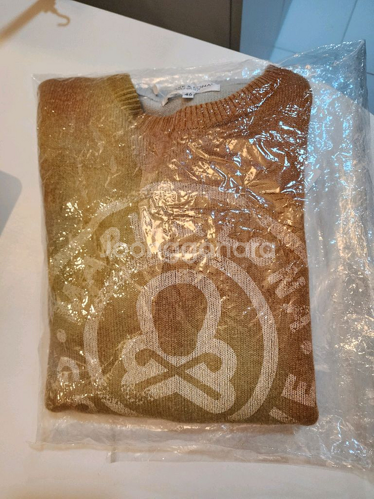 마크앤로나 캐시미어 크루 니트--1