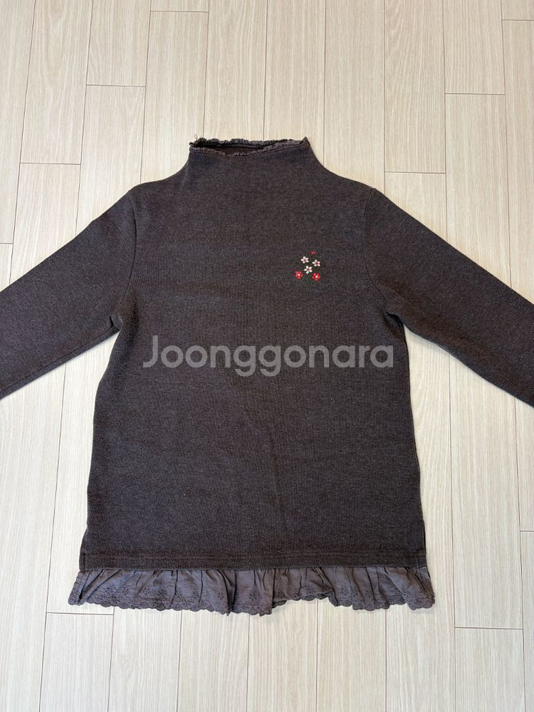 [상태 좋음] 여성 반폴라 긴팔티 Free사이즈--5