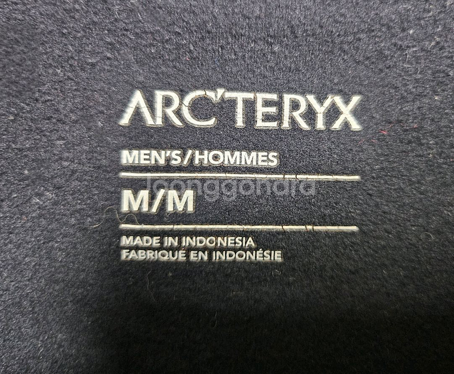 아크테릭스 남성 긴팔 티셔츠 100 라운드 지퍼 블랙 MM07--2