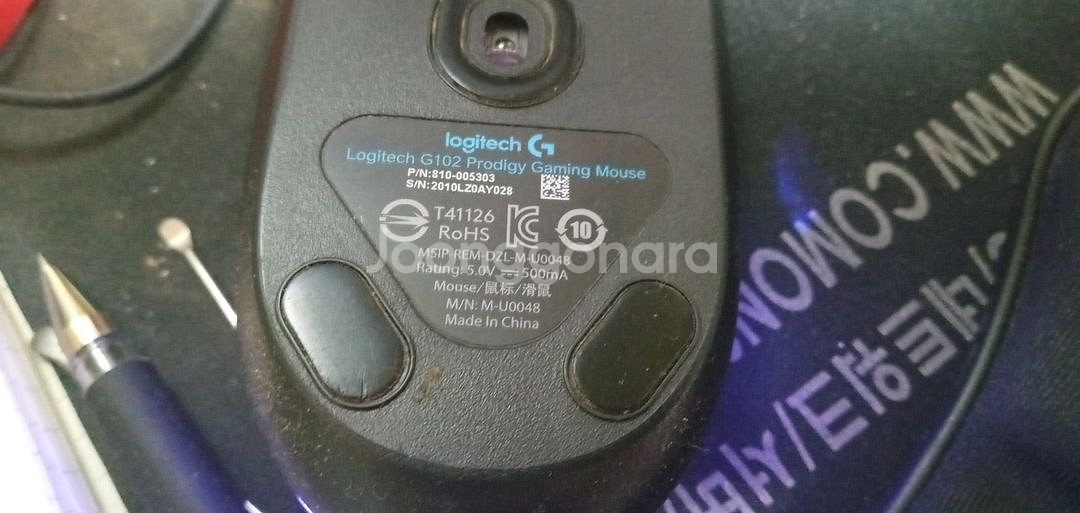 핑크 컬러 기계식 키보드--7