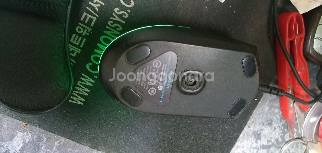 핑크 컬러 기계식 키보드--6