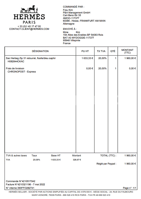 에르메스 에르백 31 은장 새상품 풀세트--6