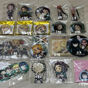 귀멸의칼날 기유 탄지로 젠이츠 렌고쿠 우즈이 무이치로 미츠리 사네미 루이 아크릴 뱃지