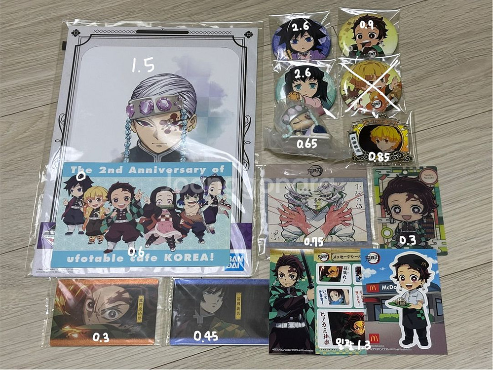 귀멸의칼날 기유 탄지로 젠이츠 렌고쿠 우즈이 무이치로 미츠리 사네미 루이 아크릴 뱃지--1