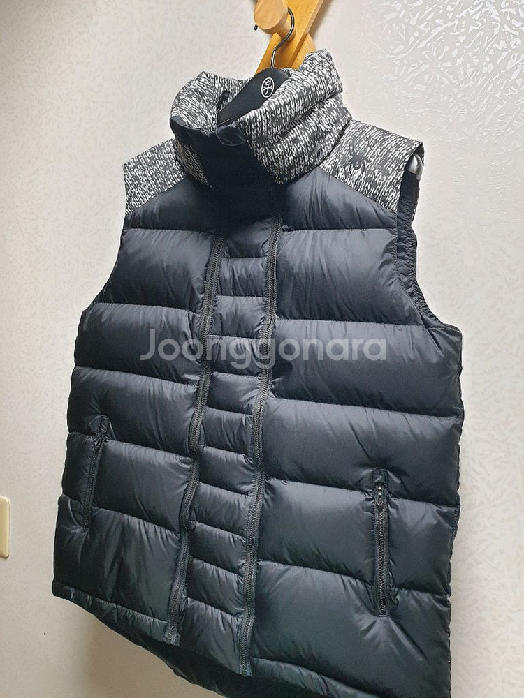 [여90] 스파이더 여성 패딩조끼 블랙--1