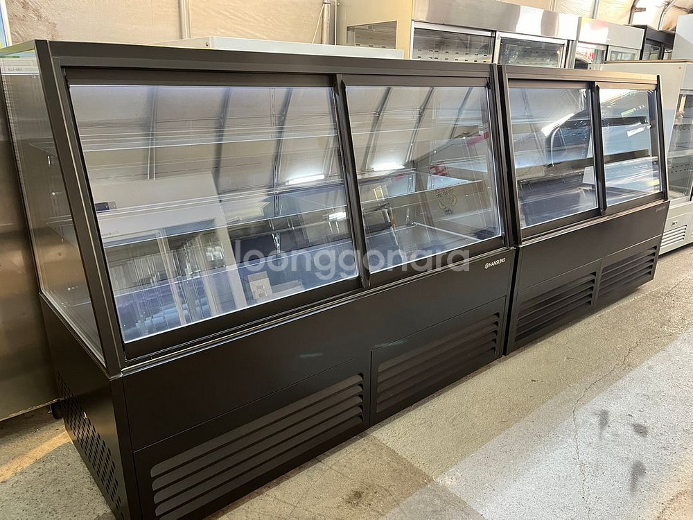 반찬쇼케이스 1800 한성 3단 업소용 냉장고 중고 밀키트진열 과일--0