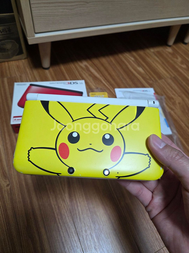 닌텐도 3DS XL 피카츄 에디션 한국 정발판--1