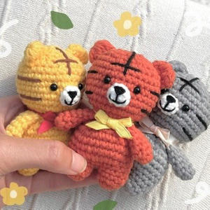 코바늘 호랑이 만들기 키트