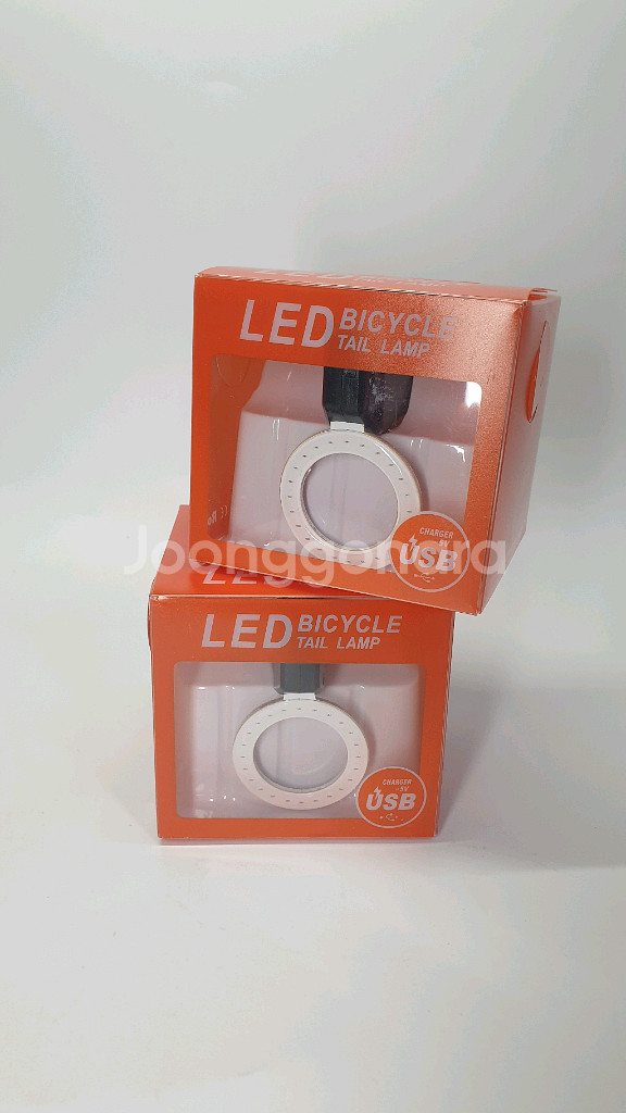 LED 자전거 후미등 헬멧등 USB 충전식 2개--1