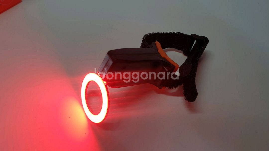 LED 자전거 후미등 헬멧등 USB 충전식 2개--5