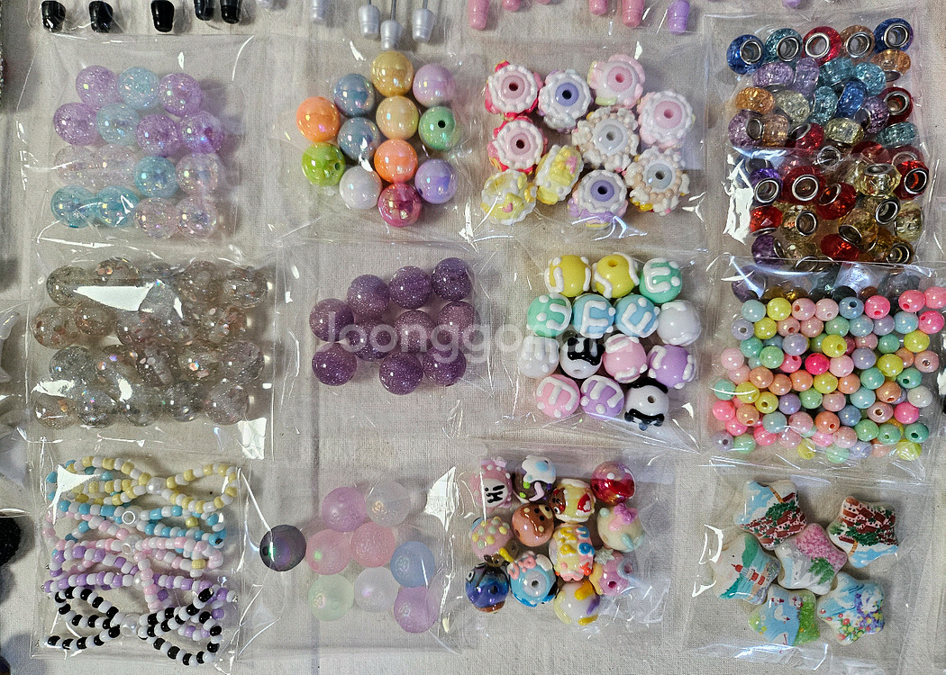 수제볼펜비즈공예재료 피규어.보석장식.볼펜대. 일괄판매--6