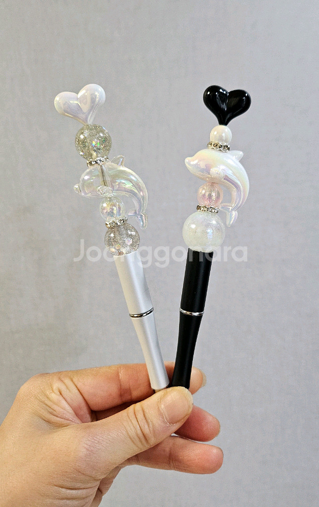 수제볼펜비즈공예재료 피규어.보석장식.볼펜대. 일괄판매--3