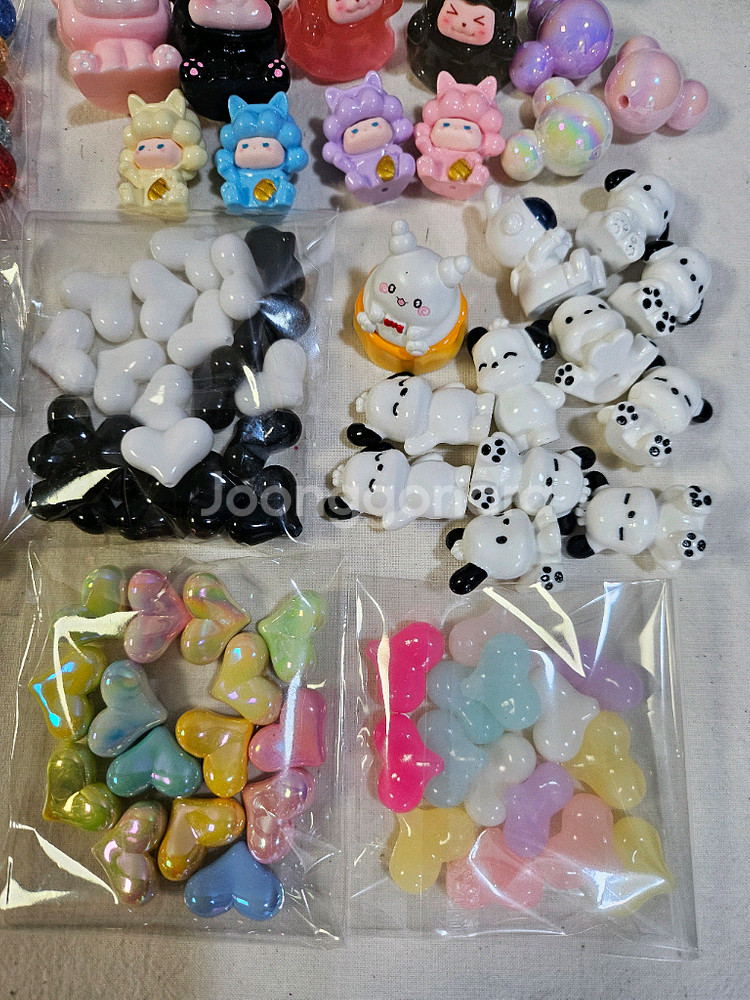 수제볼펜비즈공예재료 피규어.보석장식.볼펜대. 일괄판매--8