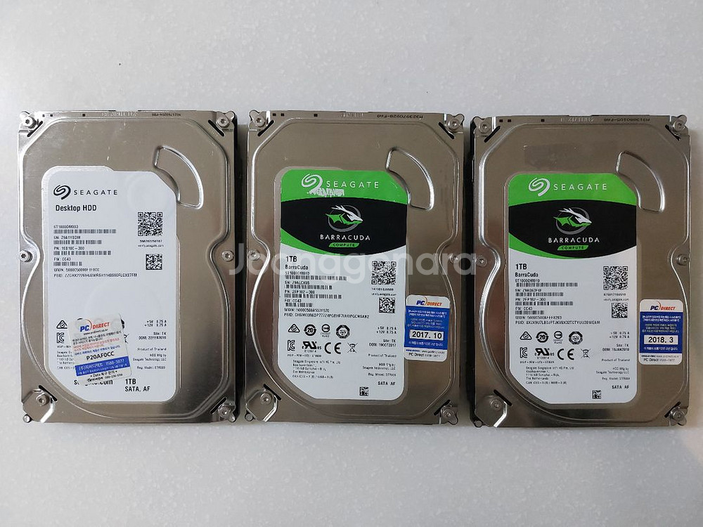 시게이트 1TB 1테라 하드디스크--0