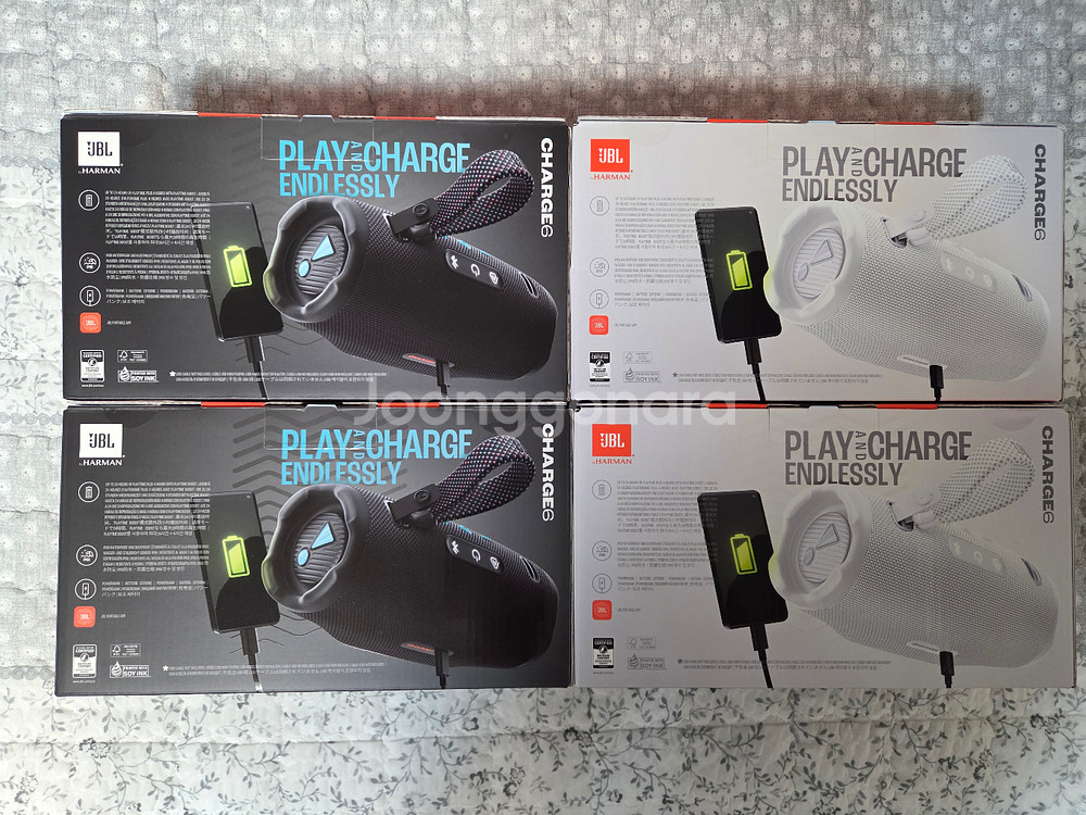 미개봉 JBL CHARGE6 차지6 블루투스 스피커--1