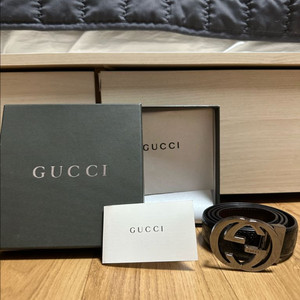 구찌 GG 버클 레더 벨트