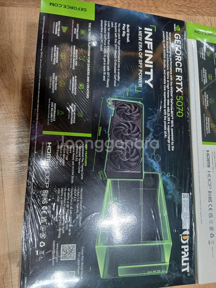 그래픽카드 팰릿 ( 이엠텍 ) RTX5070 / 5070--1