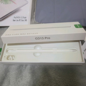 구조독 13pro 펜슬, 신지모루 종이질감 필름과 애플펜슬 수납 케이스 팝니다