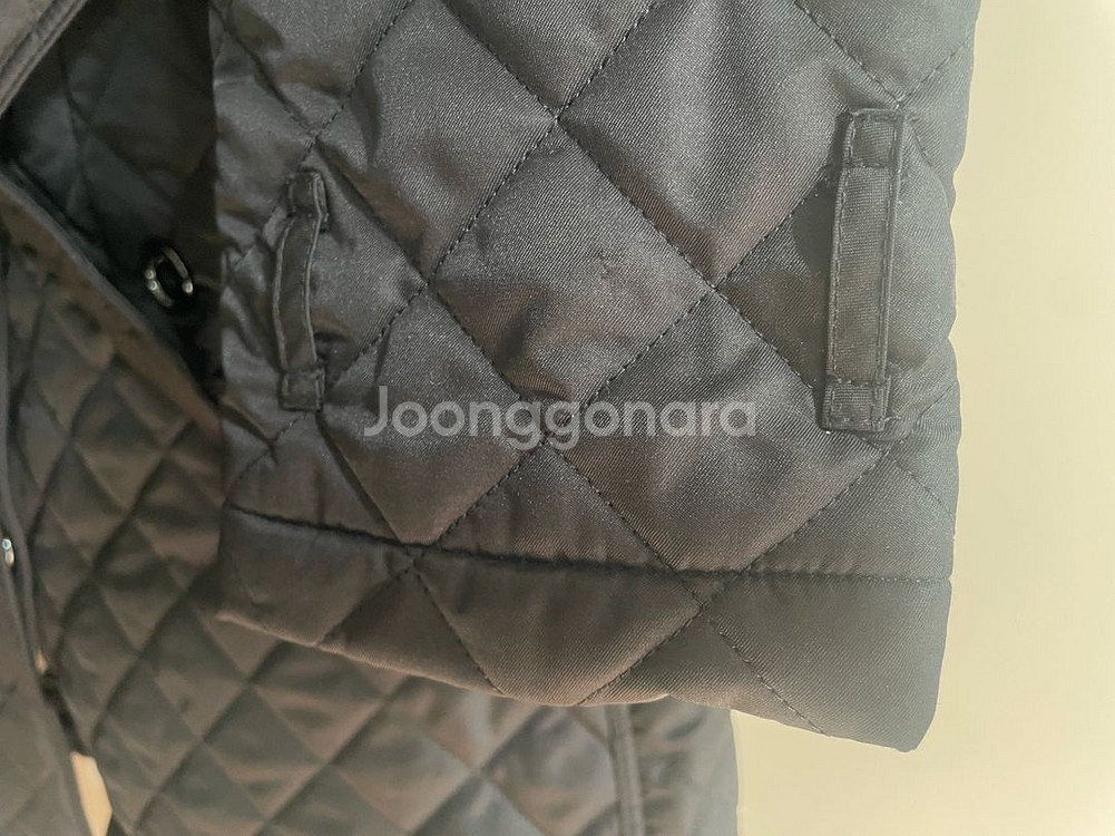 버버리 퀼팅 코트--4