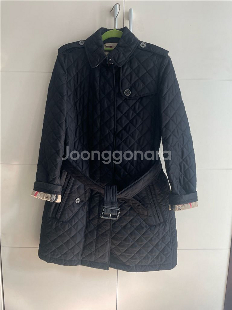 버버리 퀼팅 코트--2