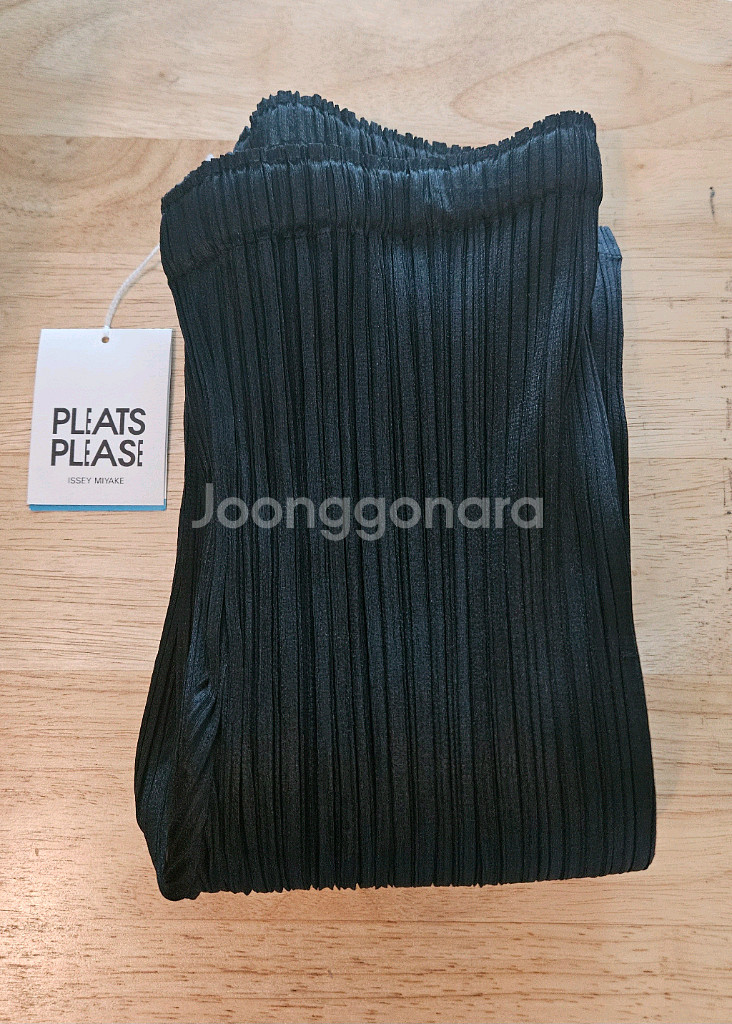 플리츠플리즈 먼슬리 1월 팬츠 블랙 3,4사이즈 (개당가격)--1