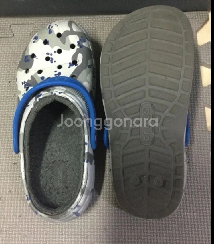 크록스 털크록스J2 210 카모그레이 아동샌들--7