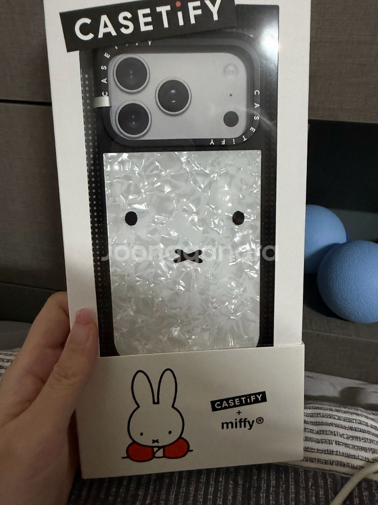 아이폰17프로 케이스티파이x미피 진주 케이스 미개봉--0