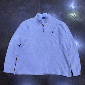폴로 랄프로렌 하프집업 니트 스웨터 그레이 XL