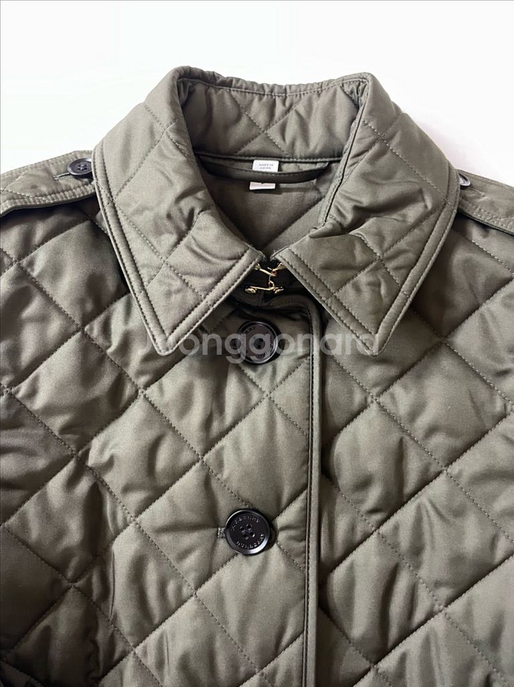 버버리 프랭크비 퀄트자켓 스몰--1