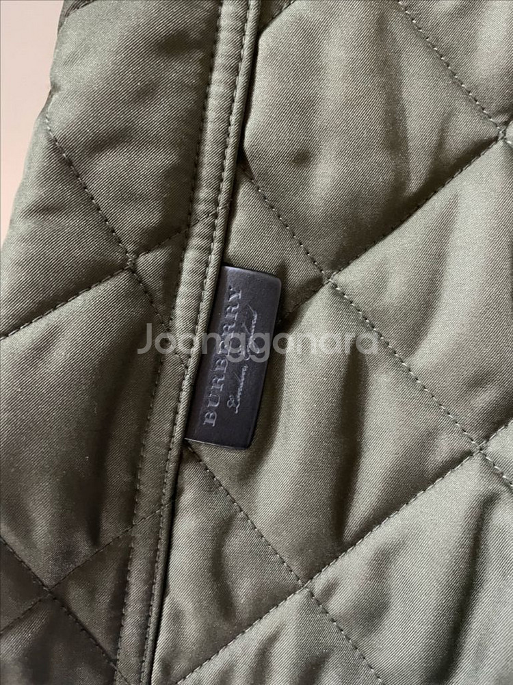 버버리 프랭크비 퀄트자켓 스몰--5